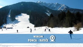 Cross Country Tracks  Ponca Rateče Kranjska Gora  Live WebCam [upl. by Aelanna]