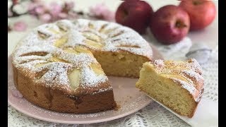 Torta di mele semplice della nonna pronta in 5 minuti  Easy Homemade Apple Cake recipe [upl. by Soinski]