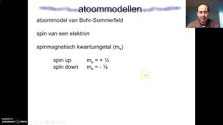 01  atoommodellen  03 kwantumgetallen en elektronenconfiguratie [upl. by Theressa240]