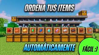 Como Ordenar tus Items Automáticamente Item Sorter en Minecraft 120  Tutorial [upl. by Adrian]