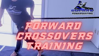 Forward Crossovers Training Hockey Off Ice to Add More Power [upl. by Mayhew788]