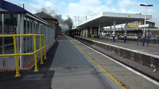 34067 Tangmere steams through Finsbury Park Down Titfield Thunderbolt 23 Jun 2012 [upl. by Quartis]