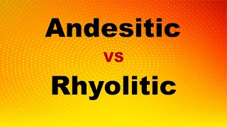 Andesitic VS Rhyolitic Magma [upl. by Tat]