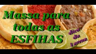 ESFIHA PERFEITA Aprenda fazer a massa da verdadeira ESFIHA receita completa na descrição do vídeo [upl. by Athalla]