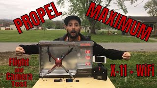 Propel Maximum X11  WiFi Flight and Camera Test [upl. by Mariandi]