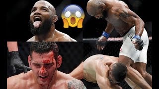 Yoel Romeros Epic KO Finish of Chris Weidman at UFC 205  HIGHLIGHTS [upl. by Deach389]