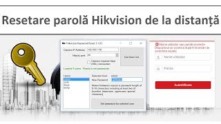 Resetare parolă cameră supraveghere IP Hikvision de la distanță [upl. by Ahsiekam]