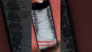 SAMSUNG A12 GLASS CHANGE samsung mobilemasters iphonerepairing [upl. by Bruni]