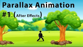 After Effect  Parallax Animation 1  Project 4 [upl. by Aenet]