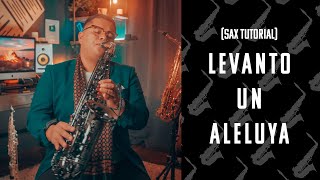 Levanto Un Aleluya  NOTA POR NOTA  SAX ALTO Tutorial [upl. by Carline]