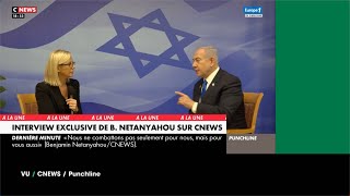 VU du 241024  Netanyahou félicite CNEWS [upl. by Kort102]