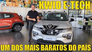 Renault Kwid ETech  Um dos carros elétricos mais baratos do Brasil [upl. by Nniw]