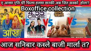 Khusma 10th Day Boxoffice Collection ll Akha Vs Sano Sansar Vs Shambhala Boxoffice Collection [upl. by Asirem]