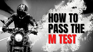 M Test in Ontario  Explained by MOTORCYCLE INSTRUCTOR [upl. by Akiemehs]