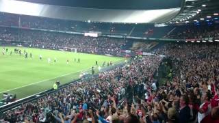 Super Feyenoord Chant  Feyenoord  Zorya 2014 HQ [upl. by Bain644]