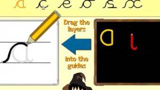 Learning cursive handwriting shapes [upl. by Annoek]