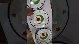 ENAMELWARE DINNER PLATE youtubeshorts MANUFACTURER northamerica middleeast 919831427861 [upl. by Yatzeck]