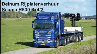 Scania R530 6x24 Deinum Rijplaten [upl. by Aciemaj]