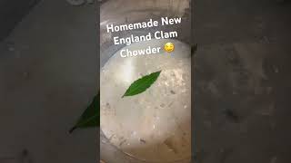 Homemade New England Clam Chowder 🤤 [upl. by Leor]