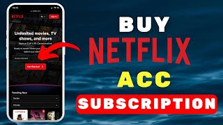 How to Buy Netflix Account  Netflix Subscription [upl. by Ahsait]