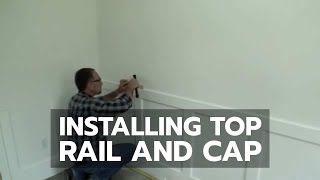 Installing Top Rail and Cap [upl. by Secilu]