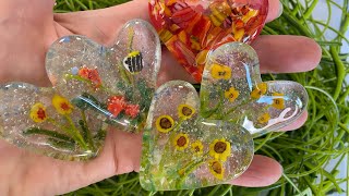 Fused Glass Hearts [upl. by Ainoloppa]