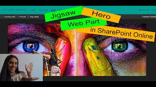 How to create a Jigsaw Hero web part in SharePoint Online [upl. by Kaye]