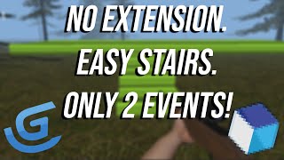 How to do stairs in GDevelop 3D No extension  native GDevelop [upl. by Areval122]