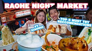 Ultimate Taiwan Night Market Tour ft xiaohuifoodie  TOP 8 MUST TRY at Rao He Night Market [upl. by Polky]