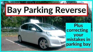 How To Do Reverse Bay Park Fault correction UK driving test manoeuvres [upl. by Mazonson]