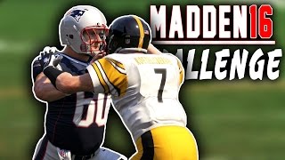 Can Big Ben Play Defensive Tackle  Madden 16 NFL Challenge [upl. by Colley]