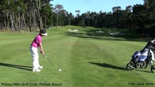 10yearold Karl plays Poppy Hills Golf Club and Pebble Beach [upl. by Warram]