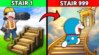 Nobita Build Stairways To Heaven 😱  Funny Game [upl. by Fusco]