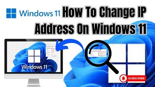 How to change ip address on windows 11 Step By Step 2024 [upl. by Neirual]