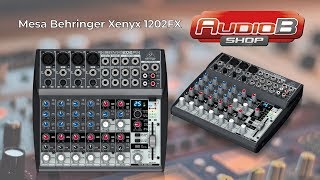 Xenyx 1202FX Mesa de Som Behringer  AudioBShop [upl. by Ahsatin]