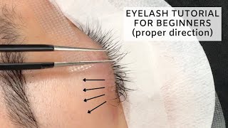 Individual Lashes Tutorial CLOSE UP [upl. by Stav]