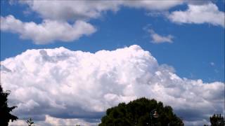 Time lapes Cumulus orage accéléré x32 chasseur dorage [upl. by Zsolway]