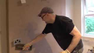 DIY How to plaster a wall  How to skim a chimney breast [upl. by Mogerly]