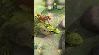 😀Crocodile or Tabaki ne banaya palan mowgli cartoon shorts youtubeshorts ytshorts shortfeed [upl. by Herbst674]