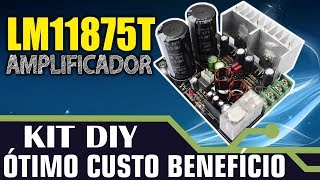 COMO MONTAR AMPLIFICADOR LM1875T KIT DIY  Banggoodcom [upl. by Anitnemelc]