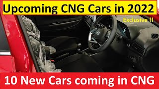 Top 10 CNG Cars Launching in 2022 DONT MISS [upl. by Whitnell]