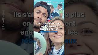 Neymar en couple avec Laure Boulleau  neymar psg football [upl. by Onirefes]