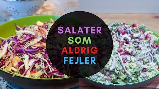 2 forskellige salater broccolisalat og spidskålssalat [upl. by Annora]