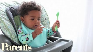 How to Start Feeding Your Baby Solids  Parents [upl. by Eyaj]