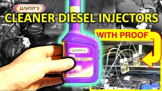 Wynns diesel injector cleaner TESTPROOF beforeafter fuel treatment and it works [upl. by Golanka436]