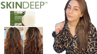 WHAT IS SOLID SHAMPOO detailed review of skindeep hair revival shampoo skincare lifestyle [upl. by Elvie]