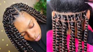 Passion Twist Tutorial  •New Wrapping Method •Braidsbytyti [upl. by Herta946]