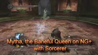 Dark Souls 2 Boss Guide for Sorcerer on NG Mytha the Baneful Queen [upl. by Ahsilav]