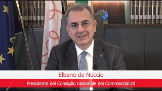 Lintervento del presidente del CNDCEC Elbano de Nuccio a Speciale Telefisco 2024 [upl. by Saraiya]