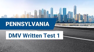 2024 Pennsylvania DMV Written Test 1 [upl. by Tuttle]